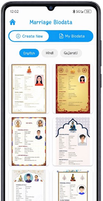 Marriage Biodata